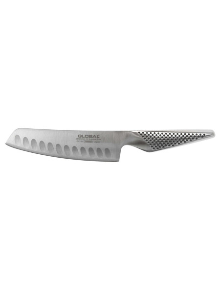 Global GS91 Japansk grönsaksklyvare 14 cm med bikakblad
