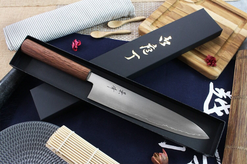 Kagekiyo Tedukuri 24cm käsintehty japanilainen kokki ' s veitsi