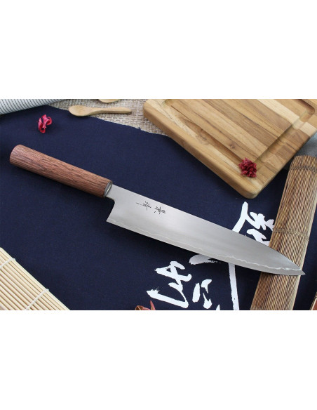 Kagekiyo Tedukuri 24cm handgemaakt Japans koksmes
