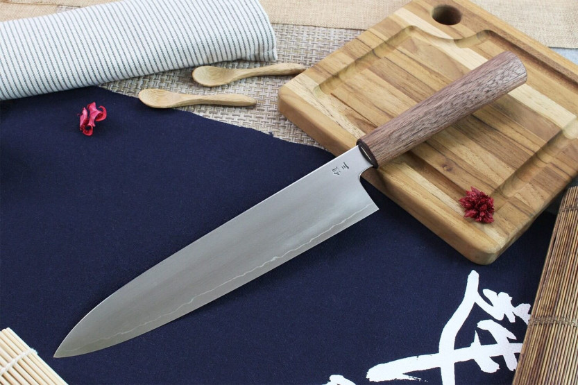 Kagekiyo Tedukuri 24cm käsintehty japanilainen kokki ' s veitsi