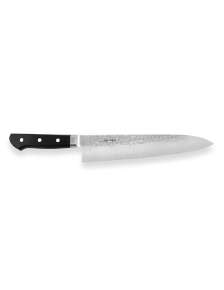 Cuchillo de cocinero japonés Kagekiyo Hammered 24cm hecho a mano
