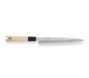 Faca yanagiba japonesa Faca yanagiba Kagekiyo Utage White Steel 2 21cm feita à mão