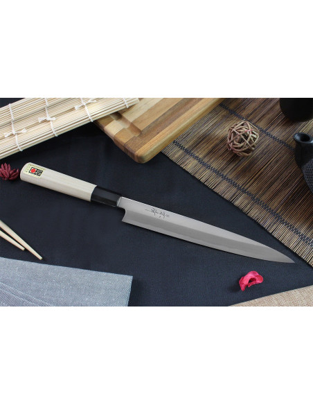 Kagekiyo Utage White Steel 2 21cm handgemaakt Japans Yanagiba mes