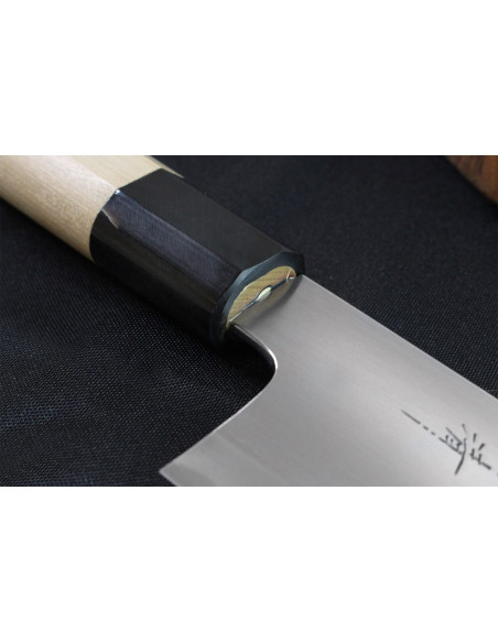 Kagekiyo Utage White Steel 2 18 cm håndlavet japansk santokukniv
