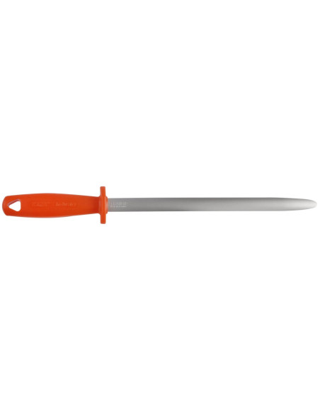 FISCHER 35cm Ronde Lontslijpbuks Bi-Materiaal Handgreep Rood