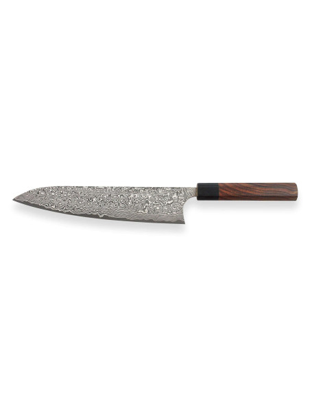 Masakage Kumo 24 cm håndlaget japansk kokkekniv Damaskus 63 lag