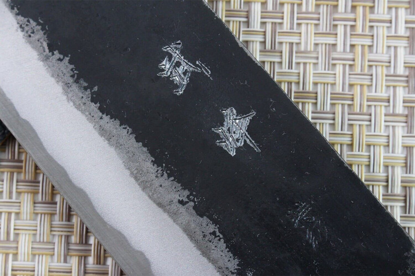 Couteau nakiri japonais handwerkliche Murata 16,5cm Aogami 1