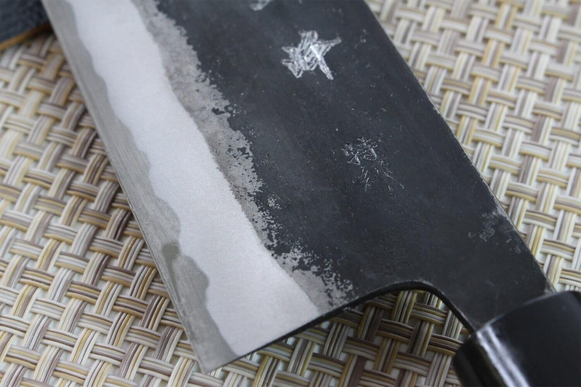 Estojo nakiri japonês artesanal Murata 16,5cm Aogami 1