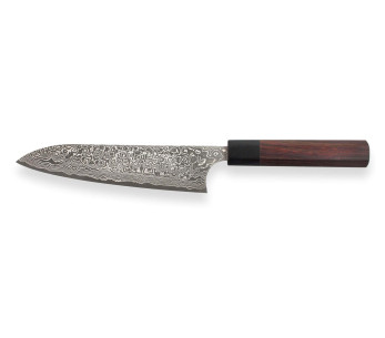 Cuchillo de cocinero japonés Masakage Kumo 18cm Damasco 63 capas hecho a mano