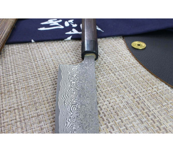Masakage Kumo 16,5 cm 63-lags damaskus håndlaget japansk santoku-kniv 2