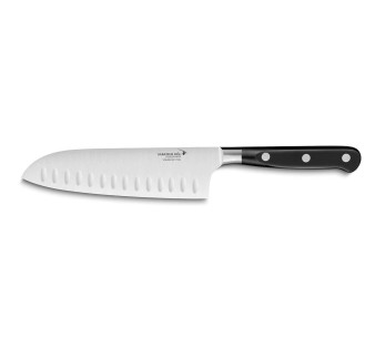 Cuchillo santoku Ideal Sabatier DEG con hoja con borde grantonde 17 cm