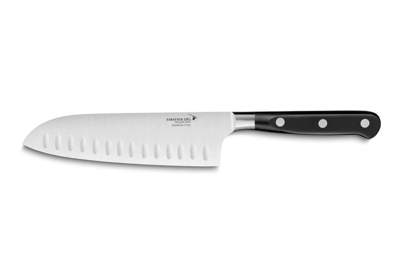 Ideal Sabatier DEG santokukniv 17 cm med granton-knivblad