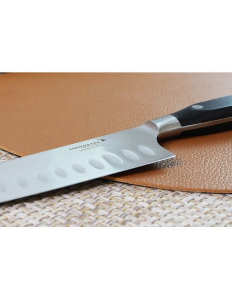 santokumesser Ideal Sabatier DEG mit Kullen17cm