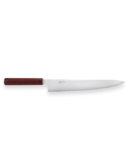 Faca de cortar japonesa artesanal Kei Kobayashi SG2 de 27 cm