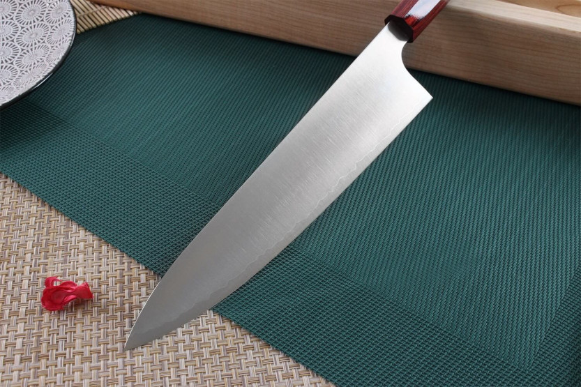 Handwerkliches japanisches Kochmesser Kei Kobayashi SG2 24cm