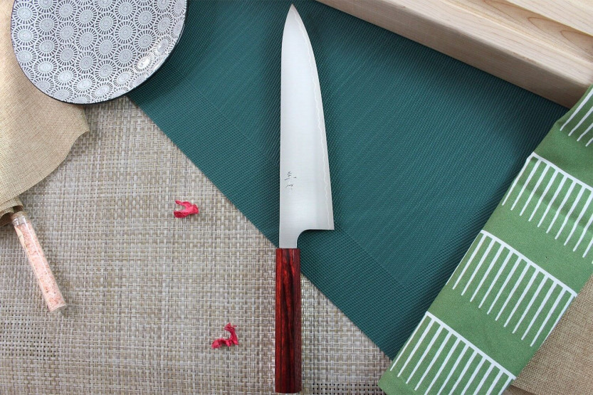 Kei Kobayashi SG2 24cm handmade Japanese chef ' s knife
