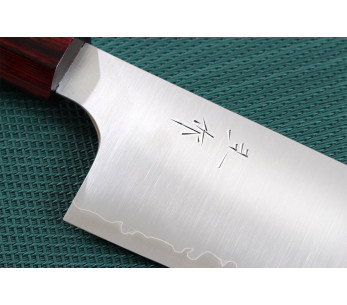Faca de chef japonesa artesanal Kei Kobayashi SG2 21cm 2