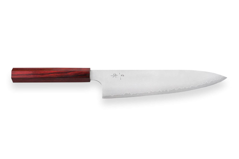 Coltello da cuoco giapponese Kei Kobayashi SG2 21 cm fatto a mano