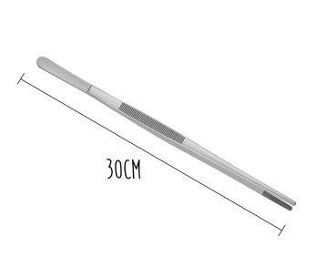 Pinzas triangulares grandes de acero inoxidable para barbacoa