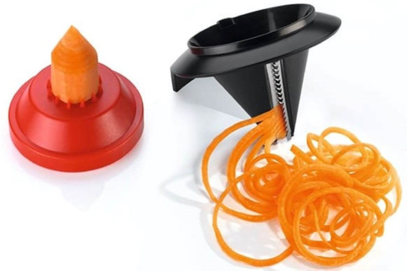 Triangle stainless steel and ABS spaghetti vegetable cutter