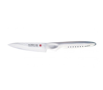 Global Sai S02R Japansk skalkniv, 10 cm hamrat blad
