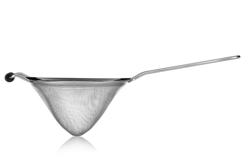 Filtro conico Ø18cm a maglia fine in acciaio inox