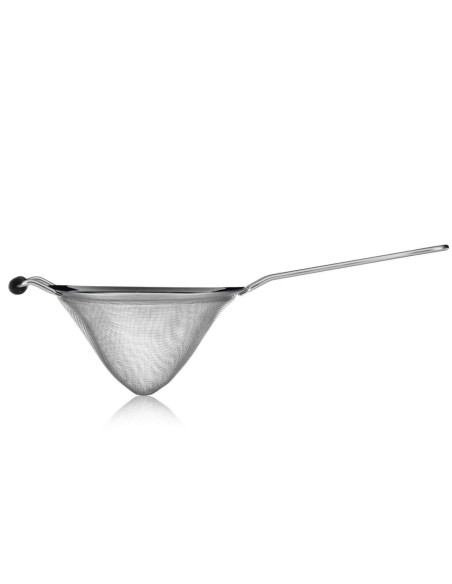 Konisk sil Ø18 cm med finmasket netting i rustfritt stål