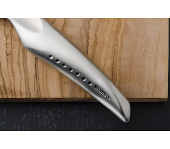 Global Sai S02R Japanilainen kuorimaveitsi, 10cm vasaroitu terä 2