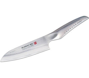 Faca japonesa faca santoku Global Sai M03faca santoku lâmina martelada de 13,5 cm 2