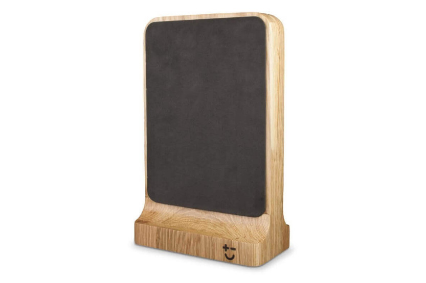 Bisbell magneetblok met 5 messen in massief soft-touch eikenhout