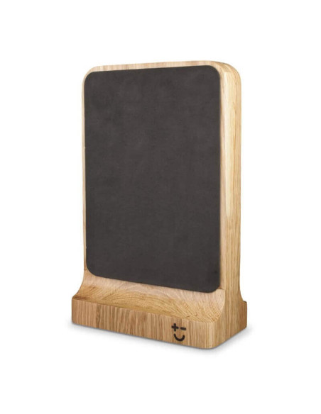 Bisbell 5-knife magnetic block in solid soft-touch oak