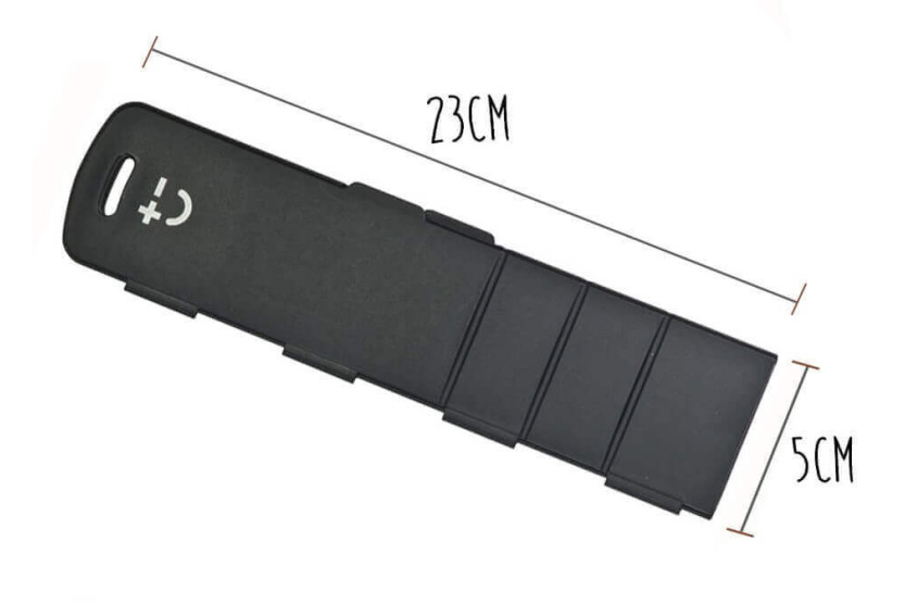 Magnetischer starrer Klingenschutz schwarz Bisbell