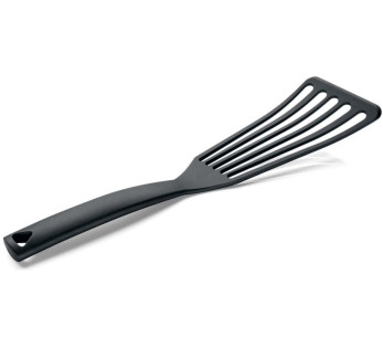 Triangelformad genombruten spatel i grönt grepp 32,5cm 2