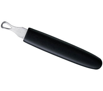 Batedor de cerejas triangular em aço inoxidável