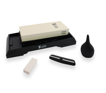 Maxi Prosharp double-sided Sharpening stone 1000/6000 + 5 accessories