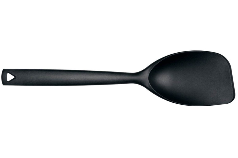 Triangle black nylon serving spoon 35cm
