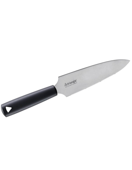 Triangle gezacktes Tortenmesser 18cm Griff aus Green Grip