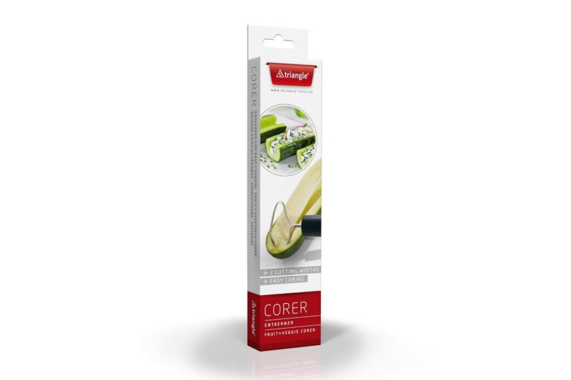 Escorredor triangular em aço inoxidável para frutas e legumes