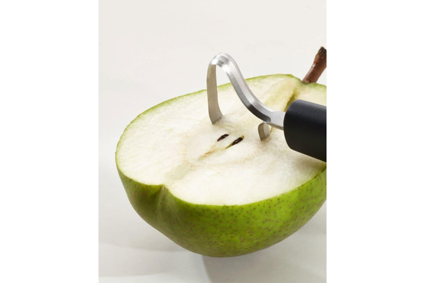 Escurridor triangular de acero inoxidable para frutas y verduras