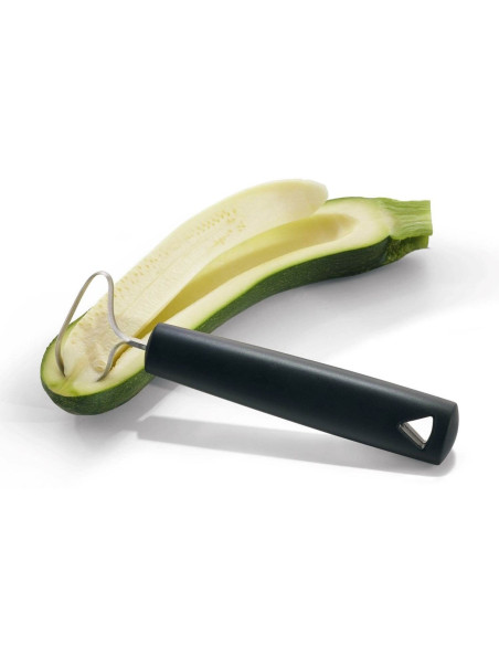 Escurridor triangular de acero inoxidable para frutas y verduras