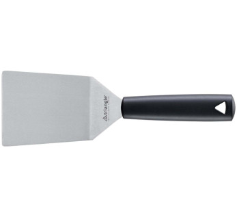 Spatola professionale angolata Triangolo in acciaio inox 12 cm