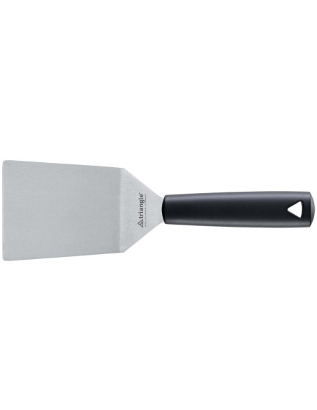 Professionel bred vinklet spatel Triangle i rustfrit stål 12 cm