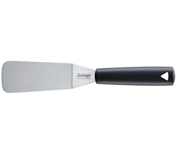 Professionell spatel Triangel flexibel rostfritt stål flänsad böjd 12cm