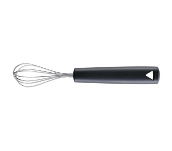 Mini vispilä Kolmio ruostumattomasta teräksestä 9cm vihreä kahva kahva