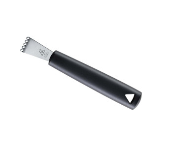 Zesteur Triangle acier inox manche en green grip noir