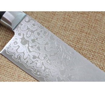 Faca de chef japonesa Tsunehisa VG10 Damascus 45 camadas 21cm 2