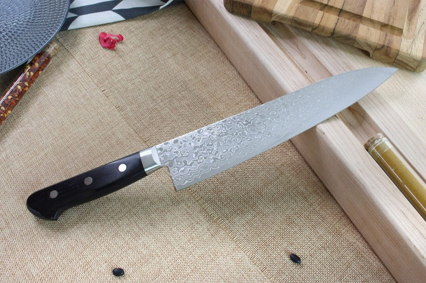 Tsunehisa VG10 Damaskus 45 lag 21 cm japansk kokkekniv