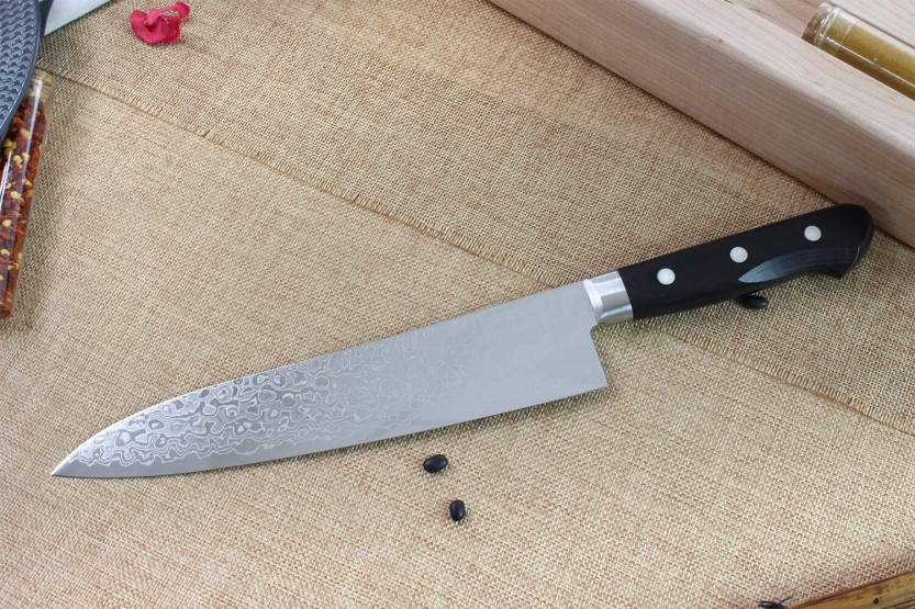 Tsunehisa VG10 Damaskus 45 lag 21 cm japansk kokkekniv