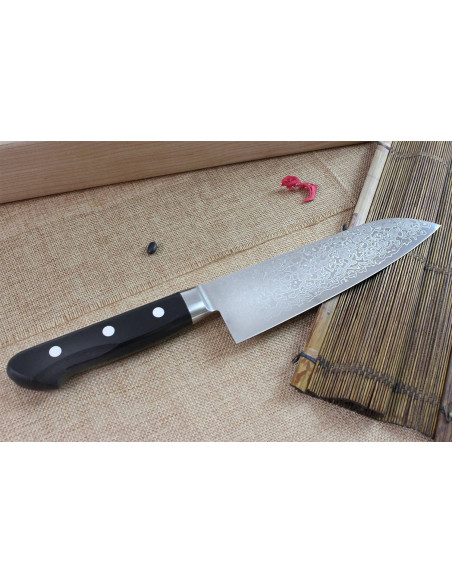 Tsunehisa VG10 Damaskus 45-lags 16,5 cm japansk santoku-kniv
