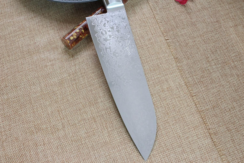 Tsunehisa VG10 Damaskus 45-lags 16,5 cm japansk santoku-kniv